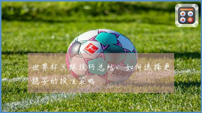 世界杯买球技巧总结，如何选择更稳妥的投注策略